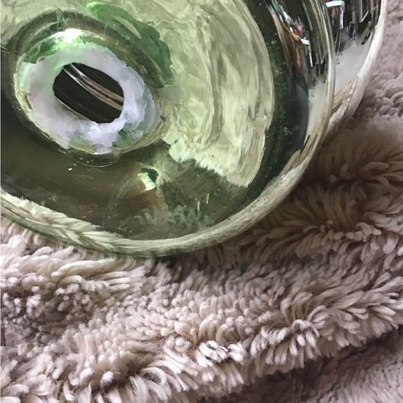 Rare Vintage Mercury Filled Green Glass Vase - Picture 4 of 4